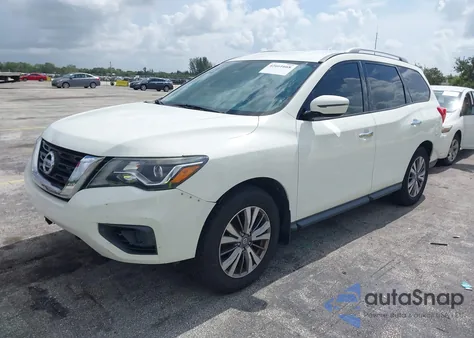 2019 Nissan Pathfinder S из США, поврежденный, VIN 5N1DR2MN1KC625478